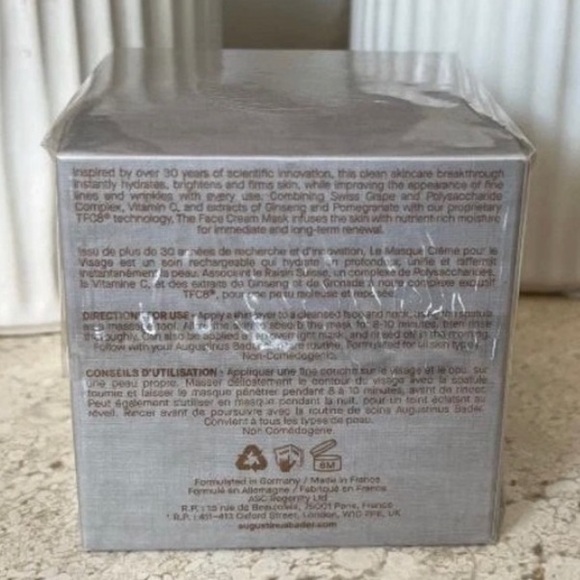 New Augustinus Bader the Face Cream Mask With TFC8 1.7 Oz 50ml - Picture 2 of 2
